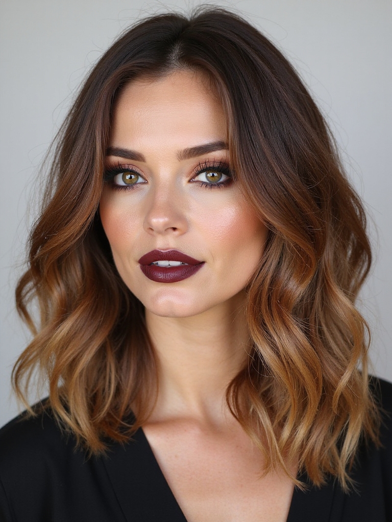 long layered bob shape