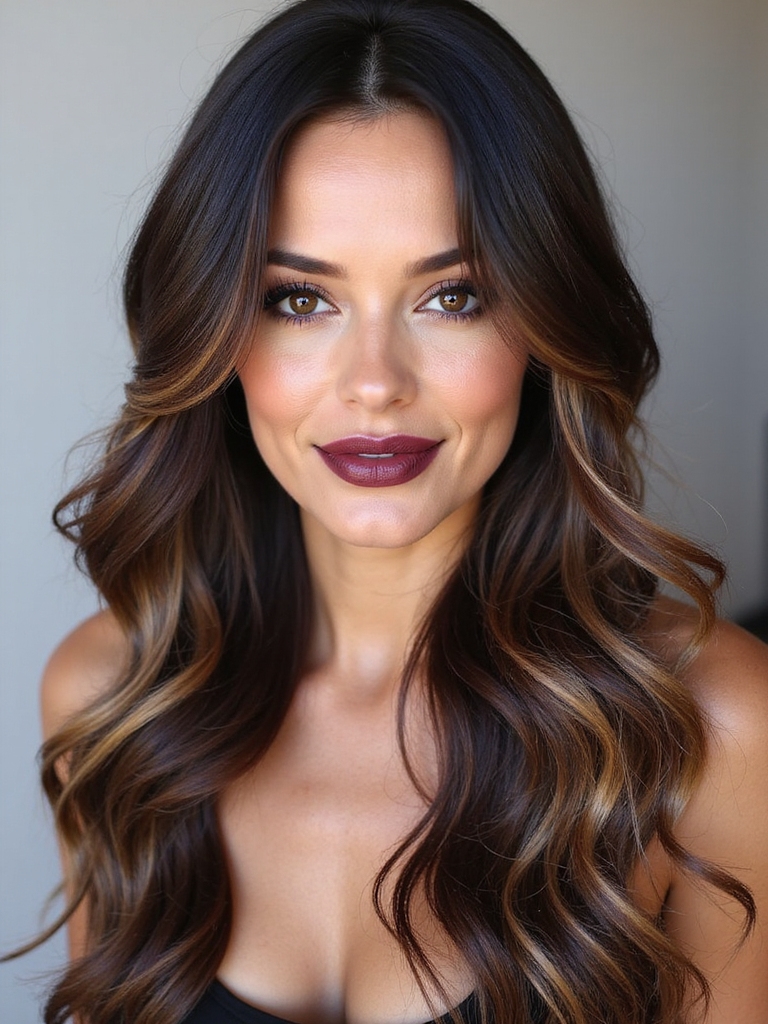 long layered cuts remove bulk