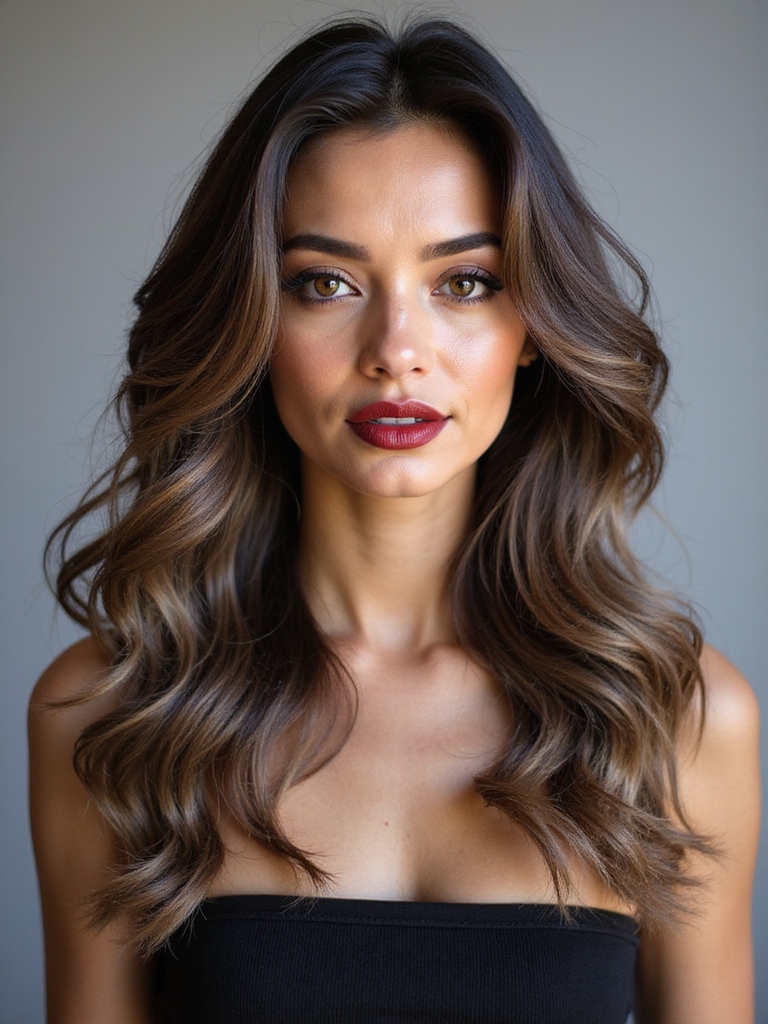 long layered wolf haircut