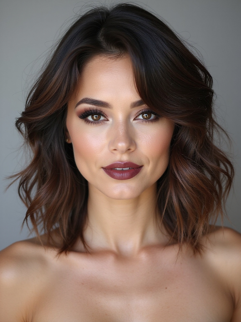 long pixie face framing layers