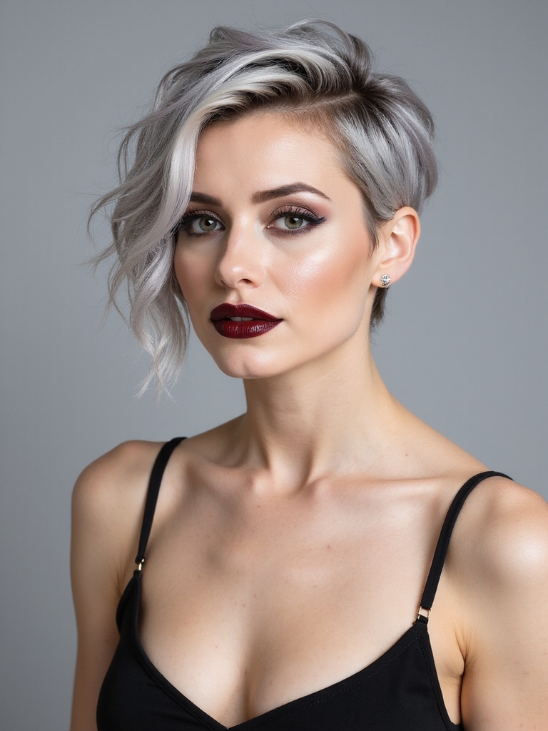 A long-top pixie with disconnected sides