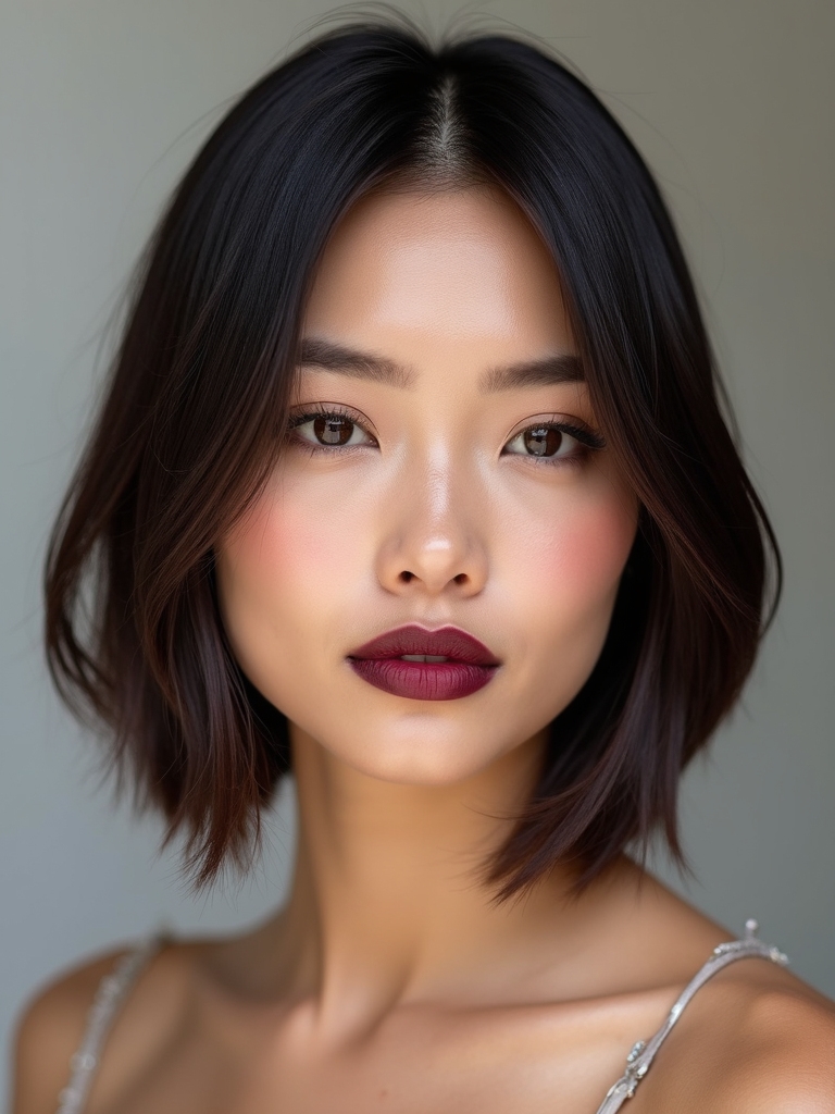 Measure features to classify your face shape in the mirror