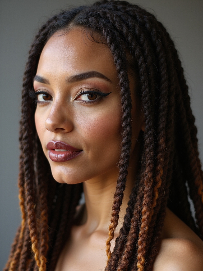 medium length dreadlock styles