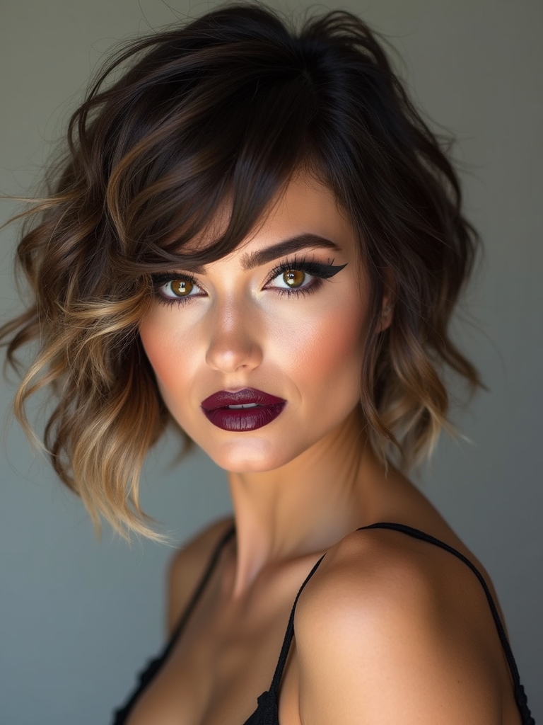 medium wolf cut layers