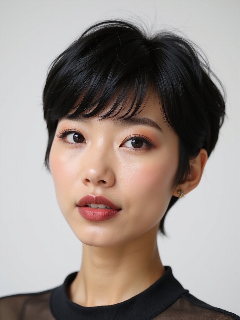 micro fringe pixie with lift