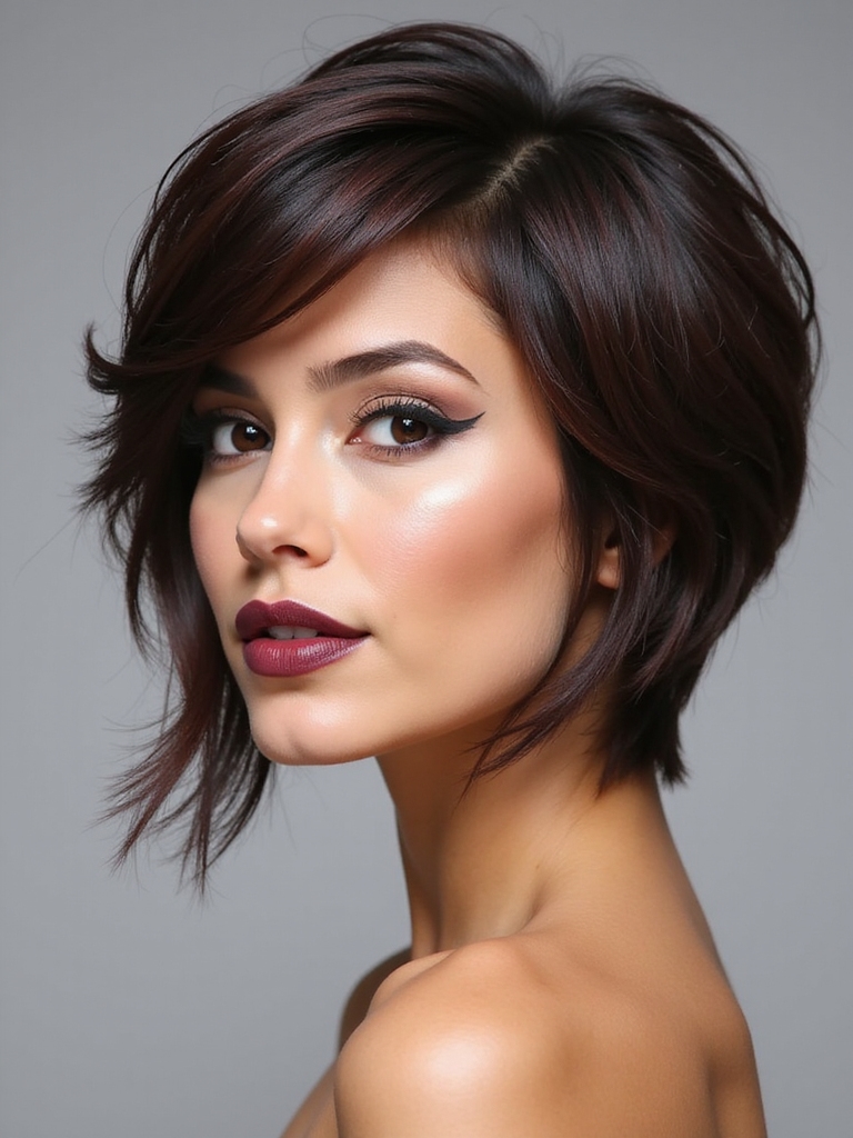 modern textured pixie variations