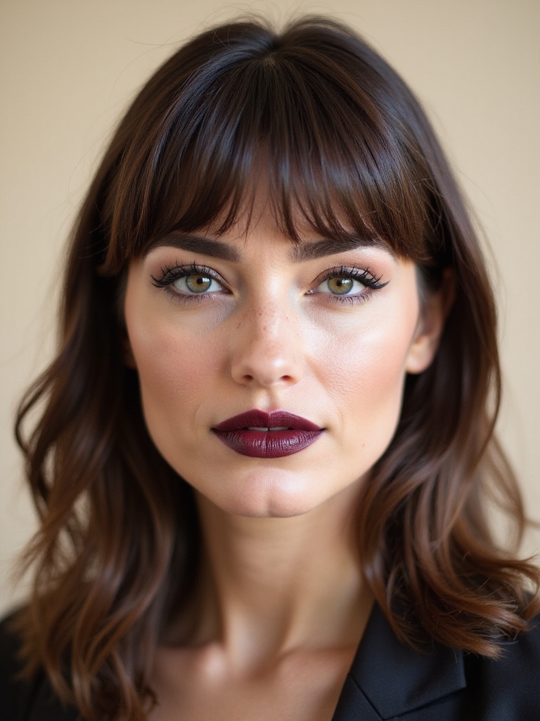 parisian effortless bangs transformation