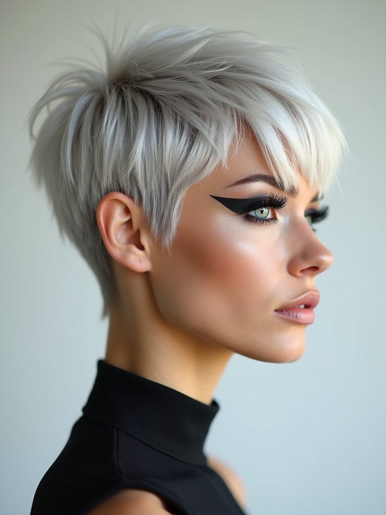 A platinum pixie statement