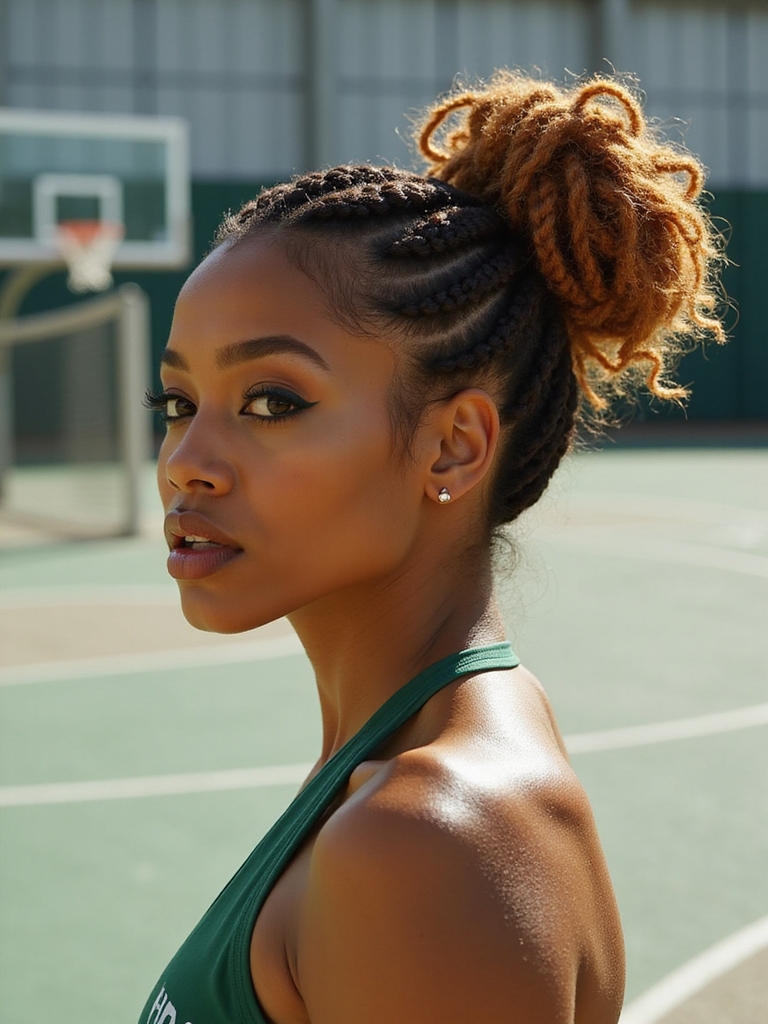 protective updos for active lifestyles