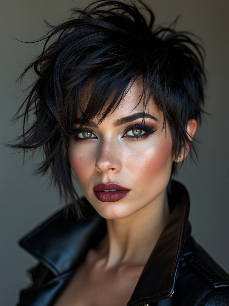 razor cut textured wolf style