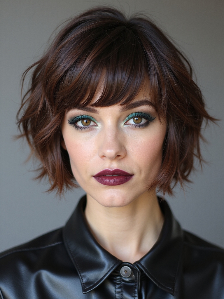sculpted pixie bob with attitude