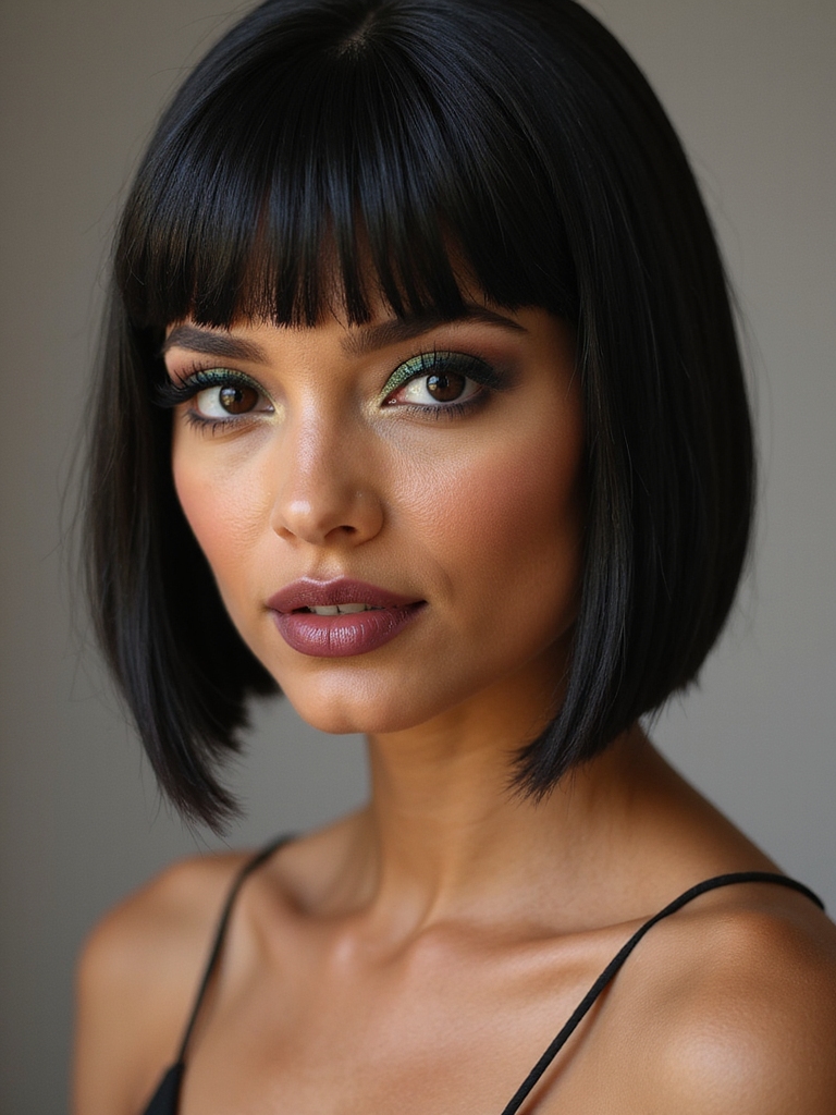 sculpted sleek tapered nape