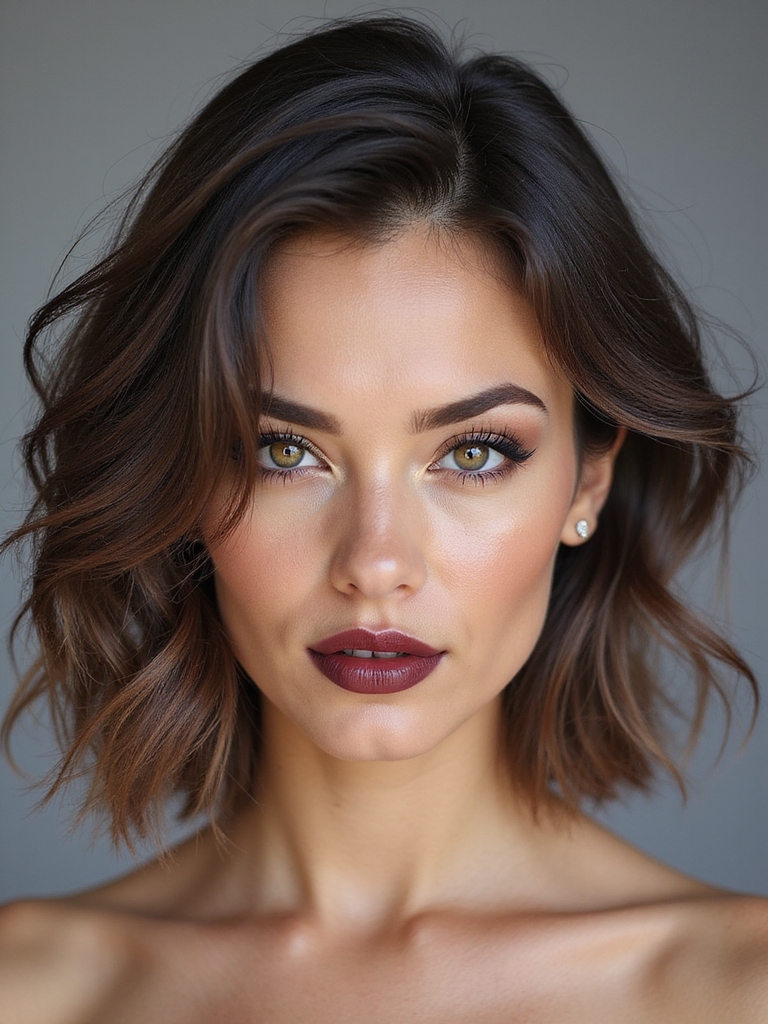 A shagged lob with undone waves