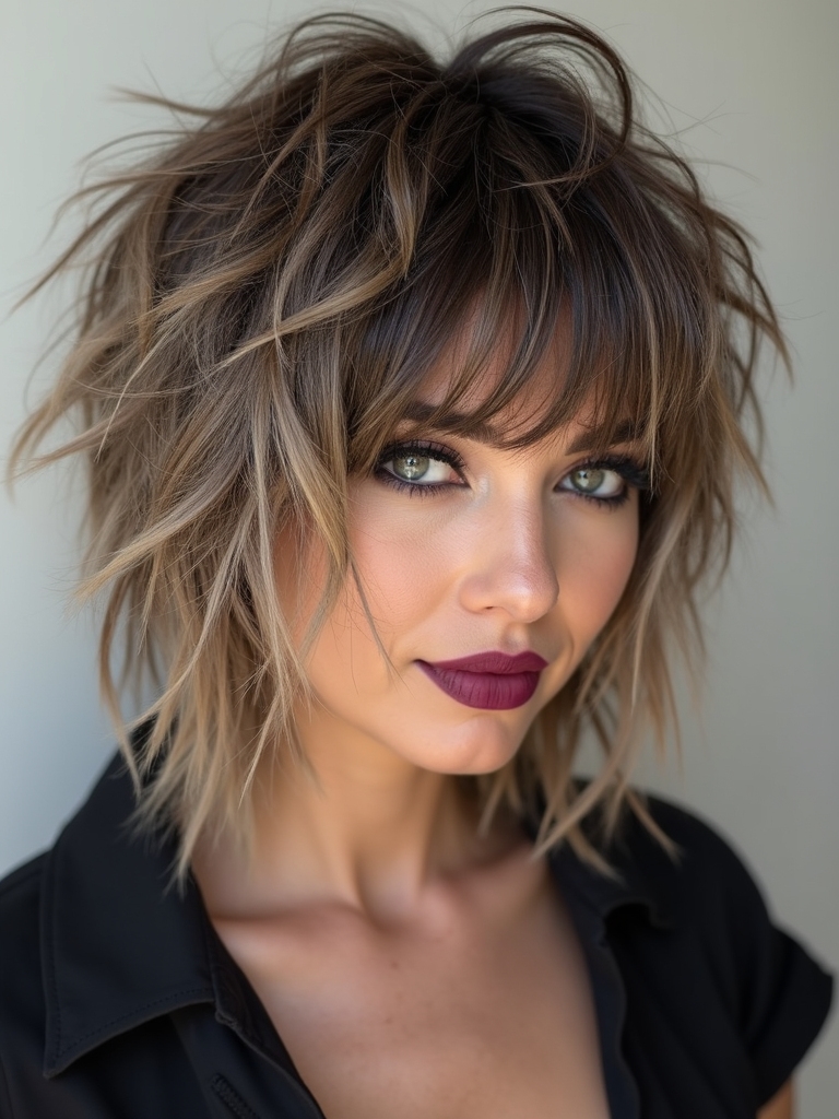 shaggy wolf cut vibe