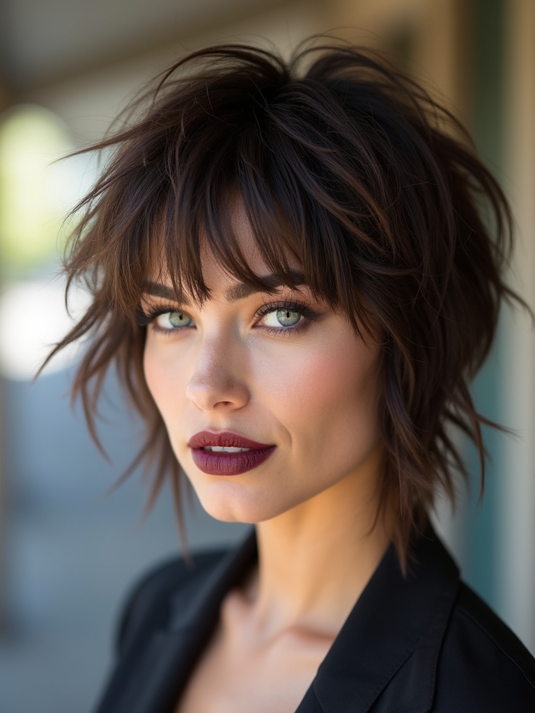short shaggy wolf cut