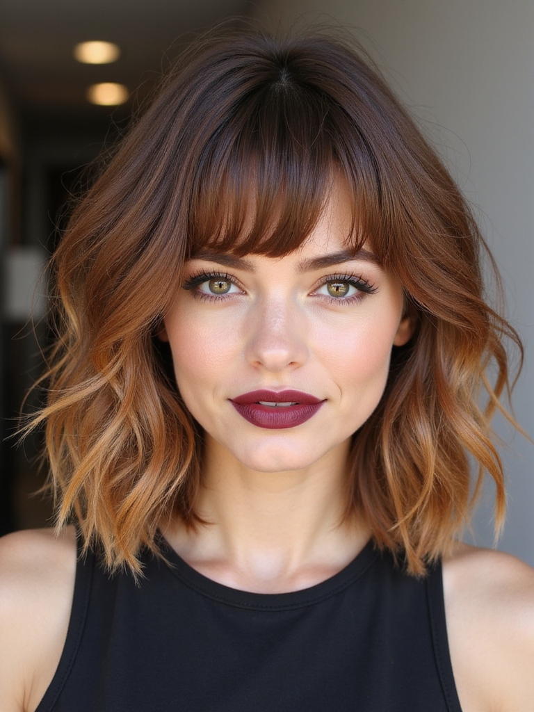 Shoulder shag curtain fringe