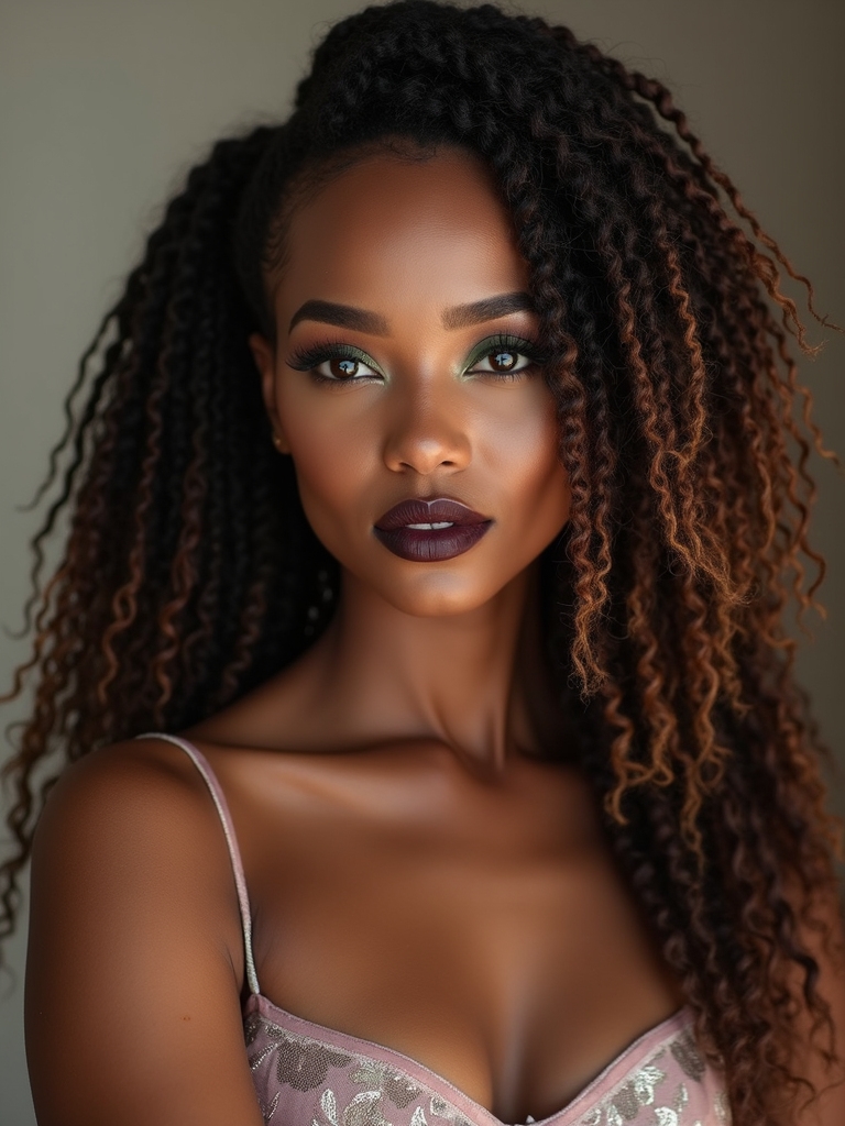 side swept soft waves locs