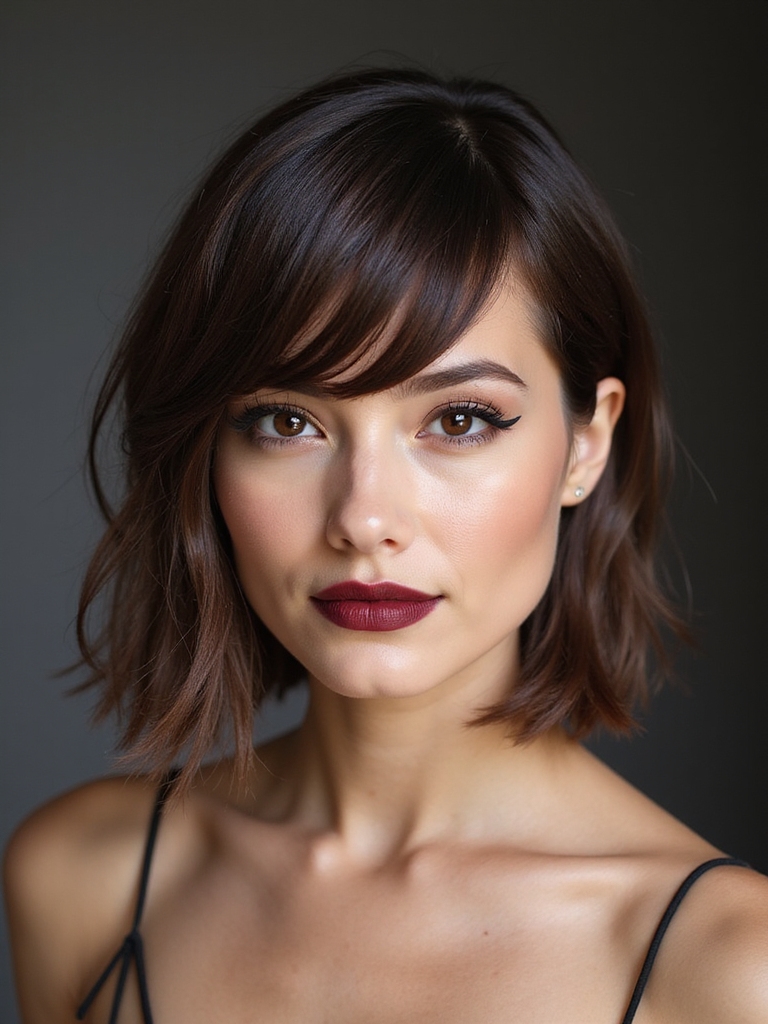 Asymmetrical long pixie