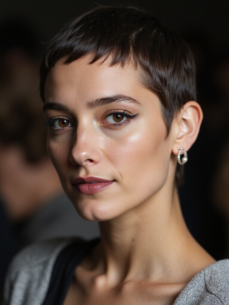 sleek ear grazing tucked crop