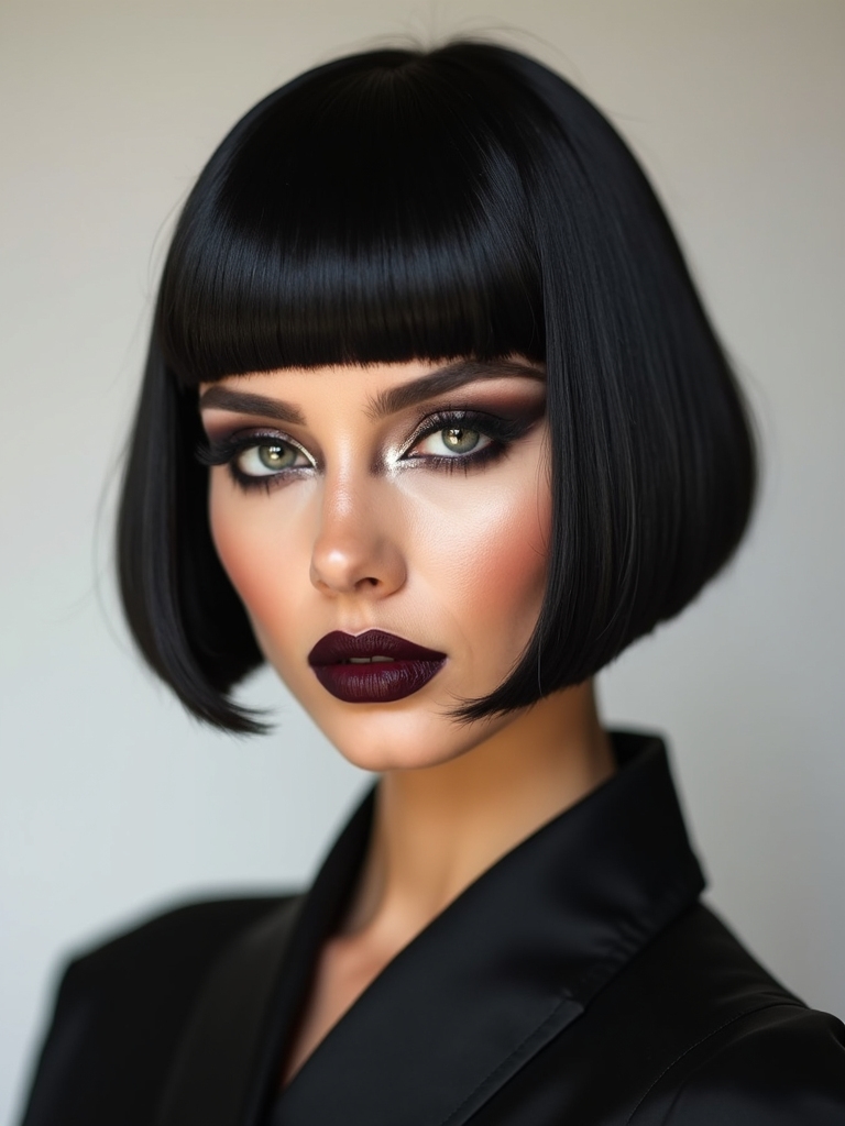 Glass micro fringe bob