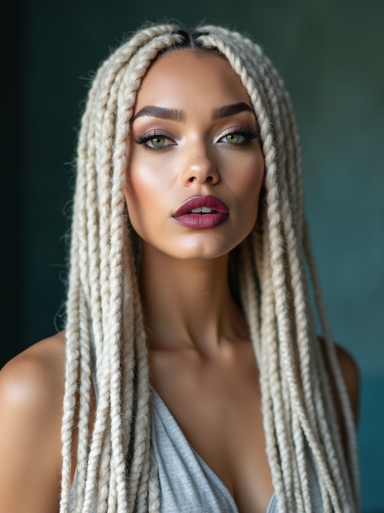 sleek minimalist locs maintenance