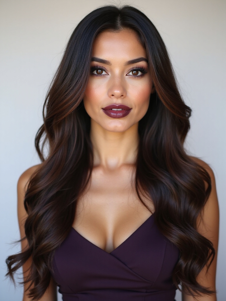 soft chin grazing tapered layers