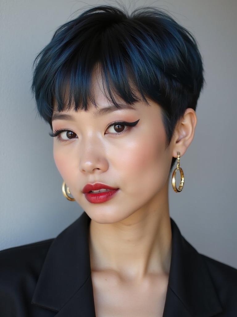 soft choppy micro bangs