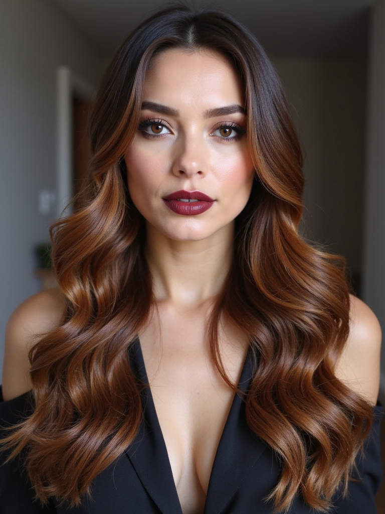 Voluminous curtain layers