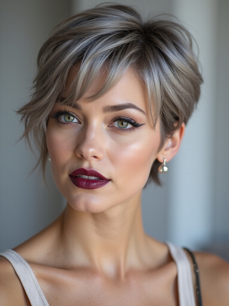 A classic pixie with soft layers