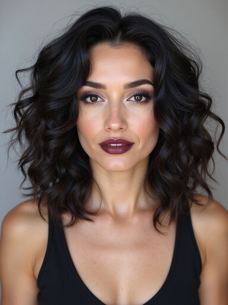 soft layered frizz controlled curls