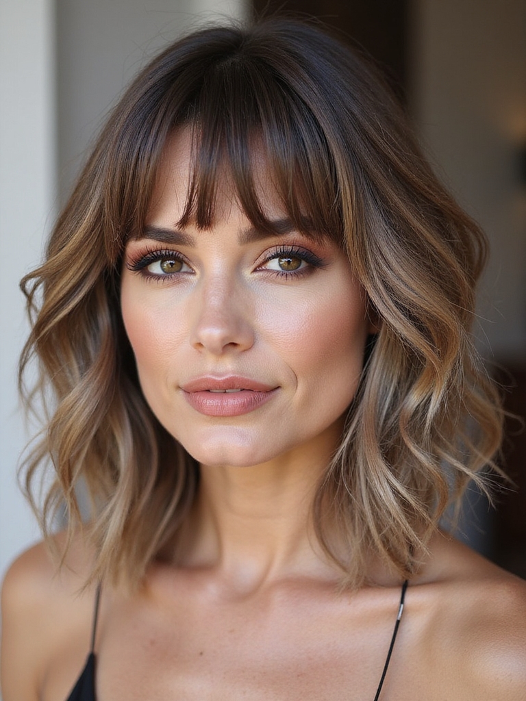 soft layered wolf cut