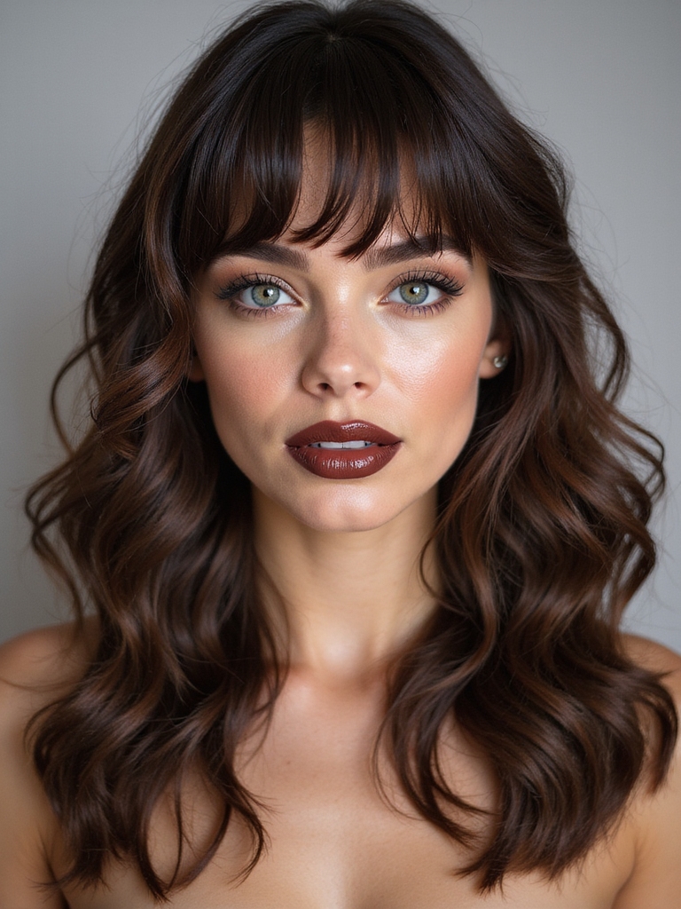 soft piecey wave friendly fringe