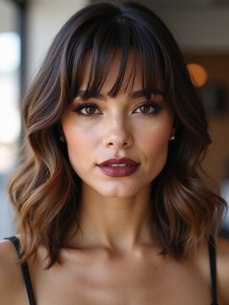 Soft face-framing layers