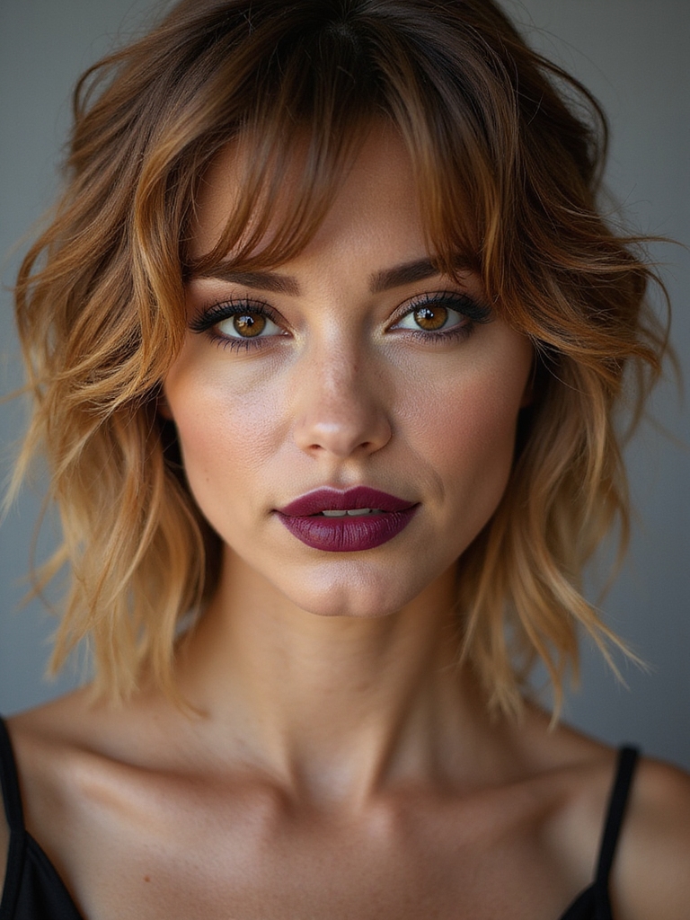 soft tousled layered movement
