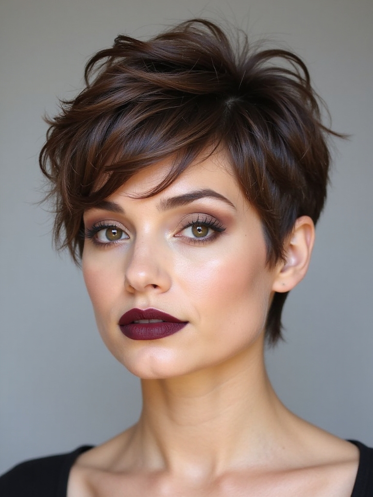 soft tousled pixie waves