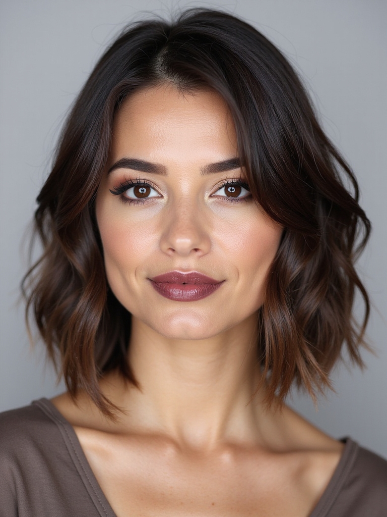 stacked graduated nape hugging bob