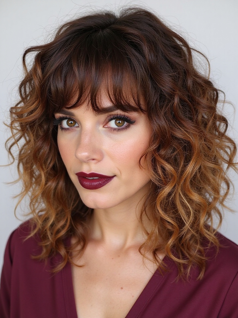 strategic curl conscious layered cut