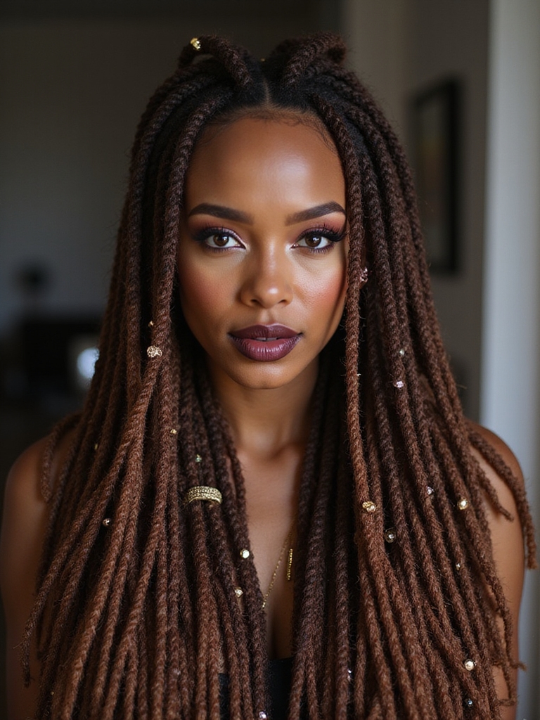 strategic jeweled loc accents