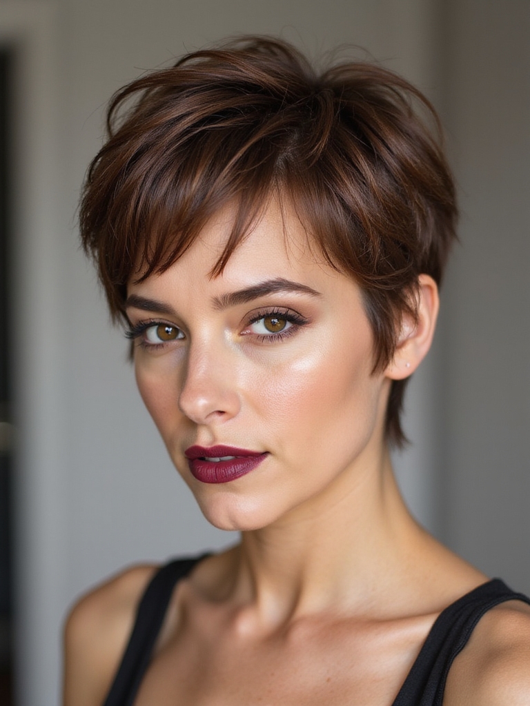 subtle glossy dimension for regrowth