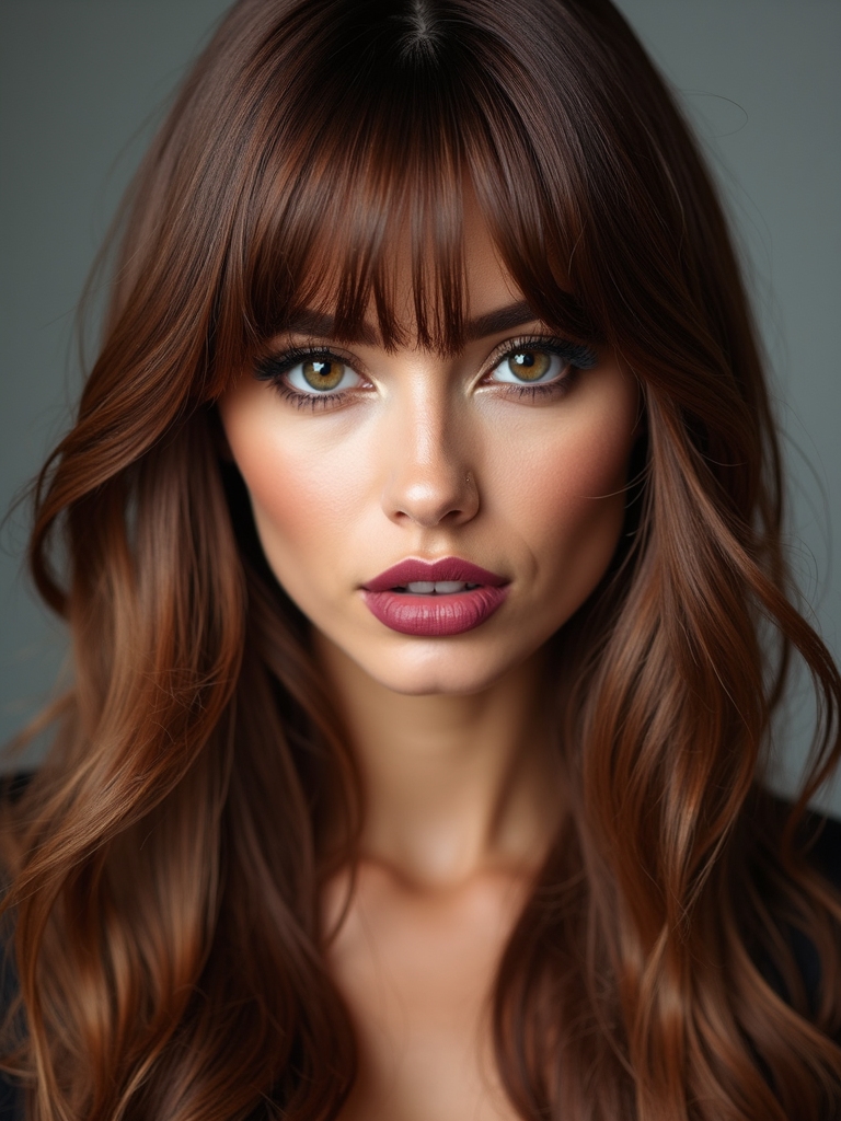 tailored bangs by face shape