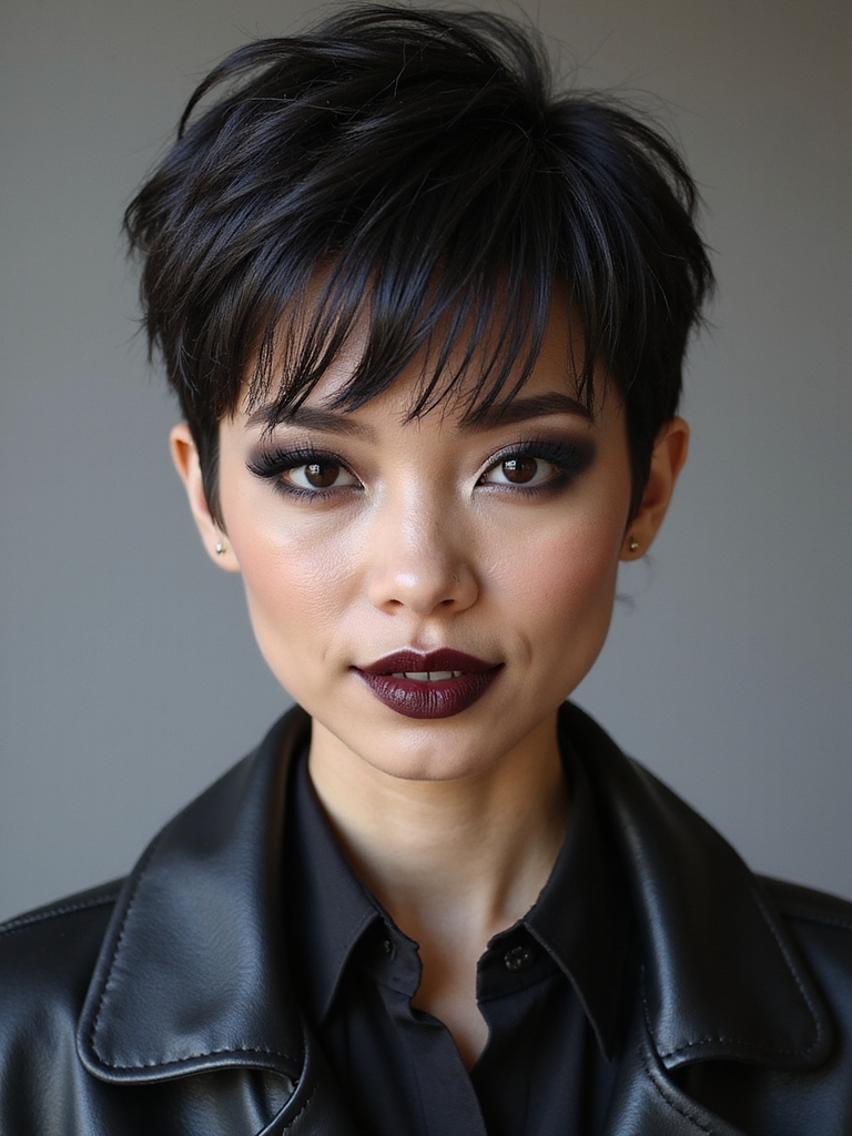 tapered pixie with undercut