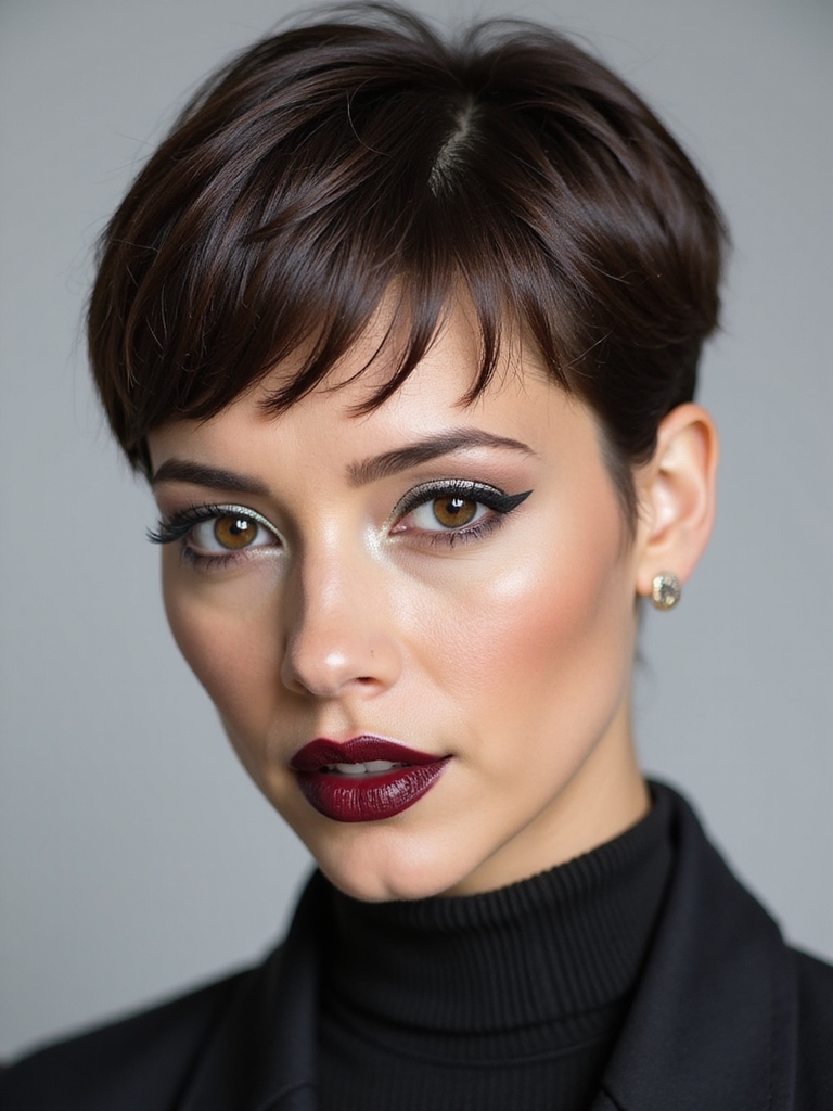 tapered textured modern crop