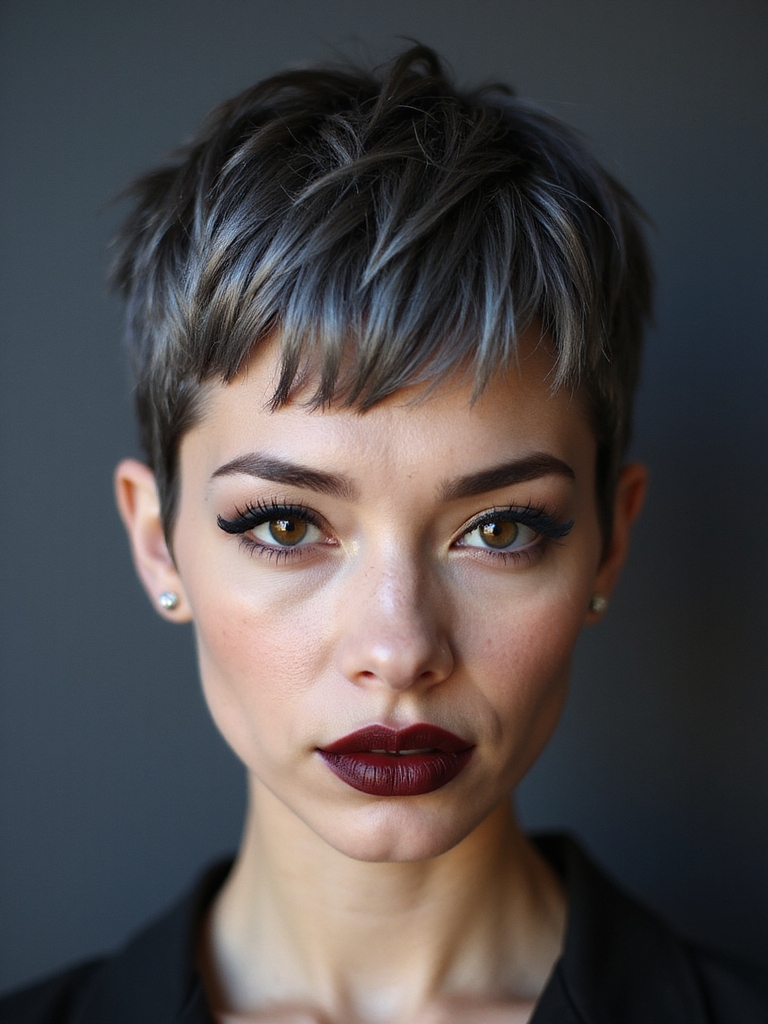Shag pixie cut