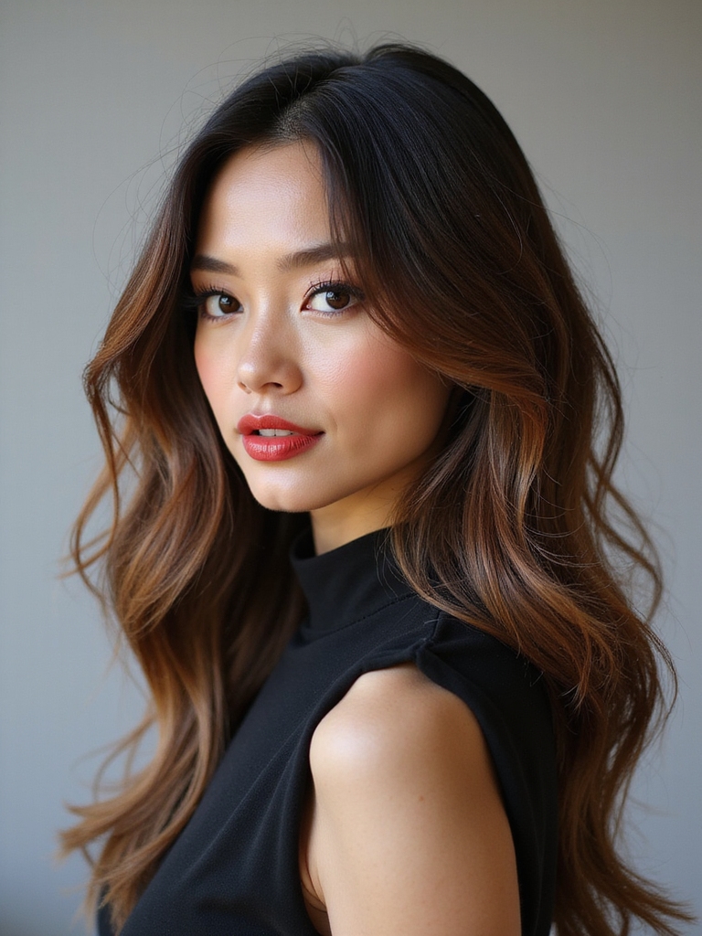 textured layered wolf cut styling