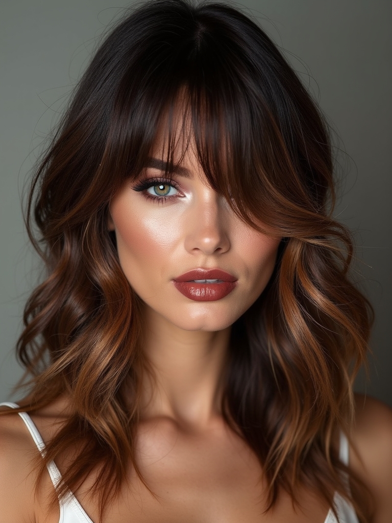 textured layers with fringe