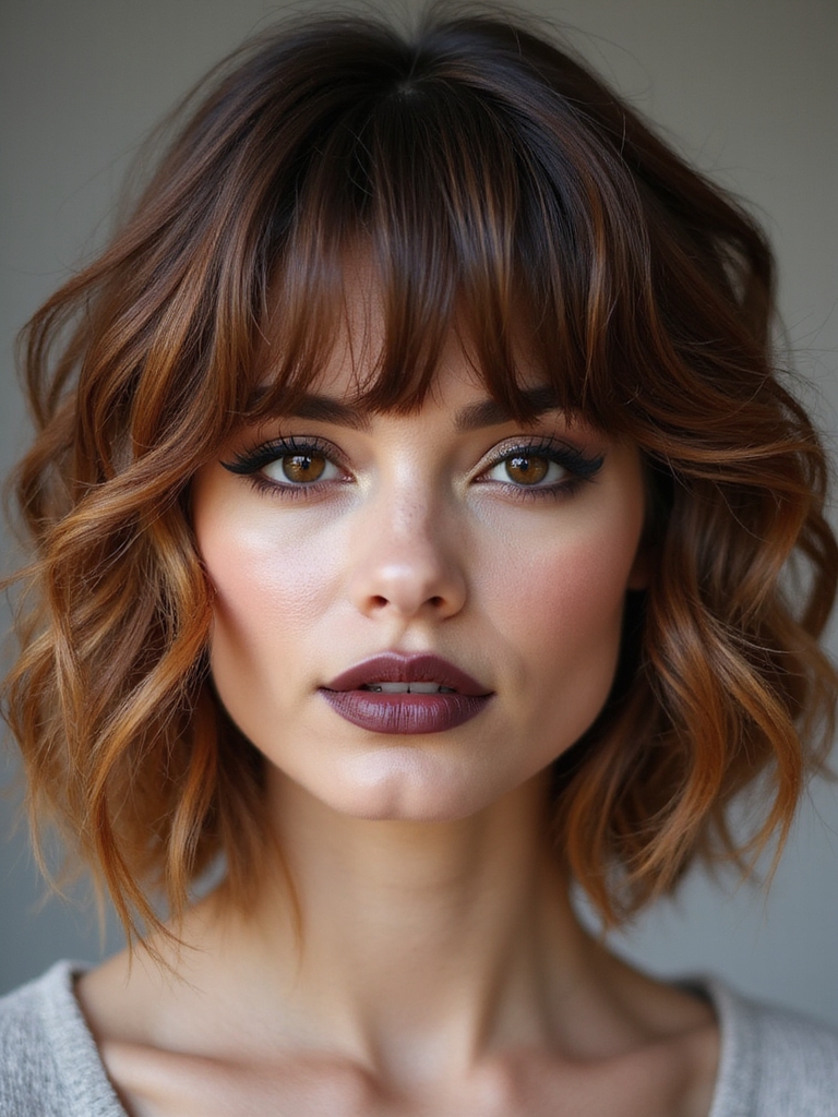 Lob-to-bob chop fringe