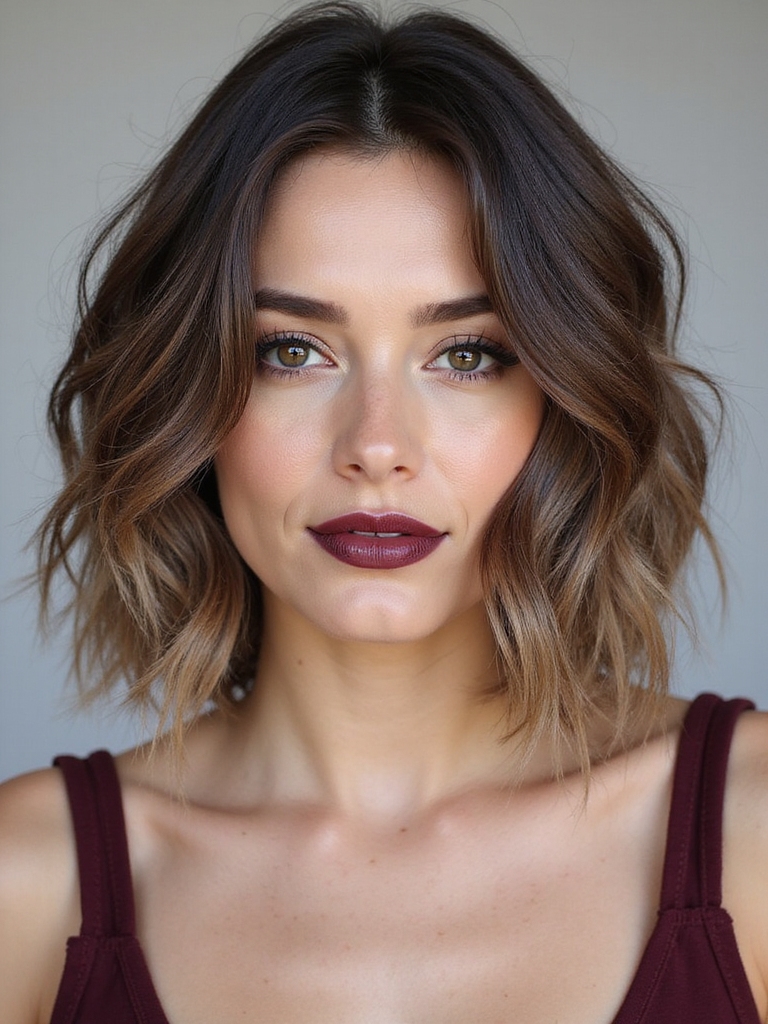 textured lob with waves