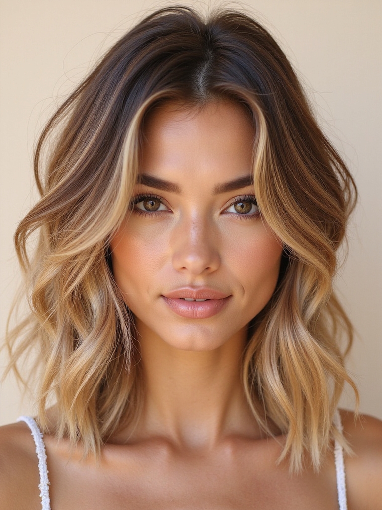 Textured tousled medium layers