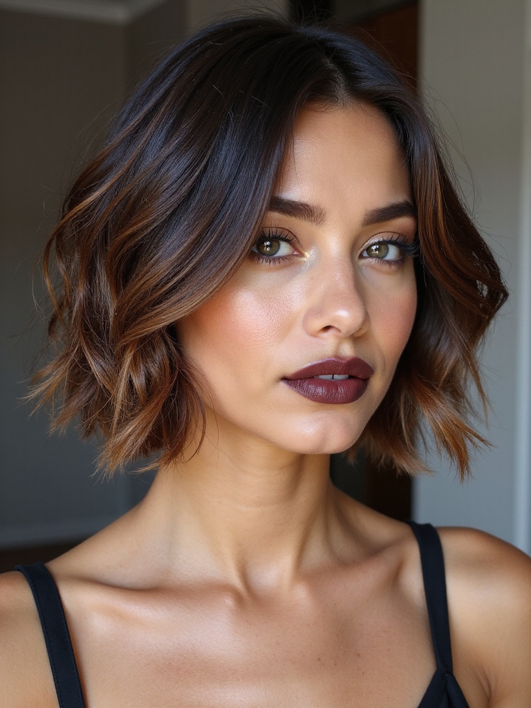 tight graduated stacked nape