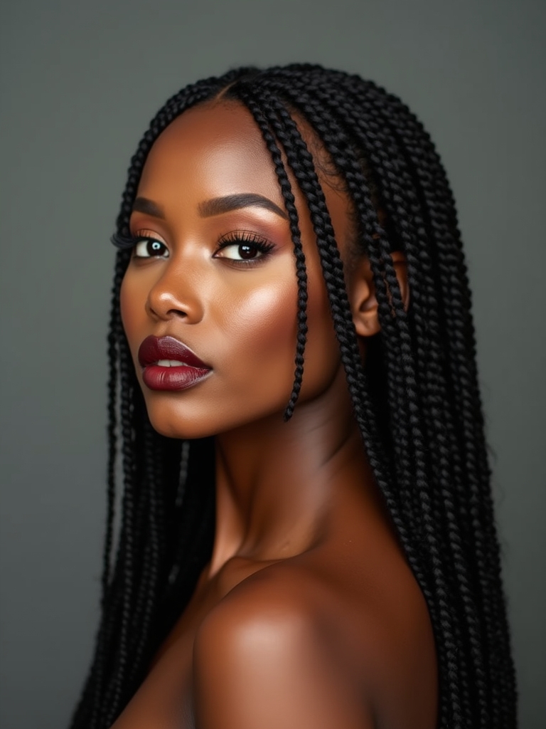 microlocs tiny uniform locs covering the full head with fine texture
